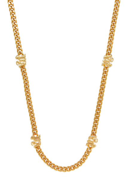 Logo Chain Link Necklace